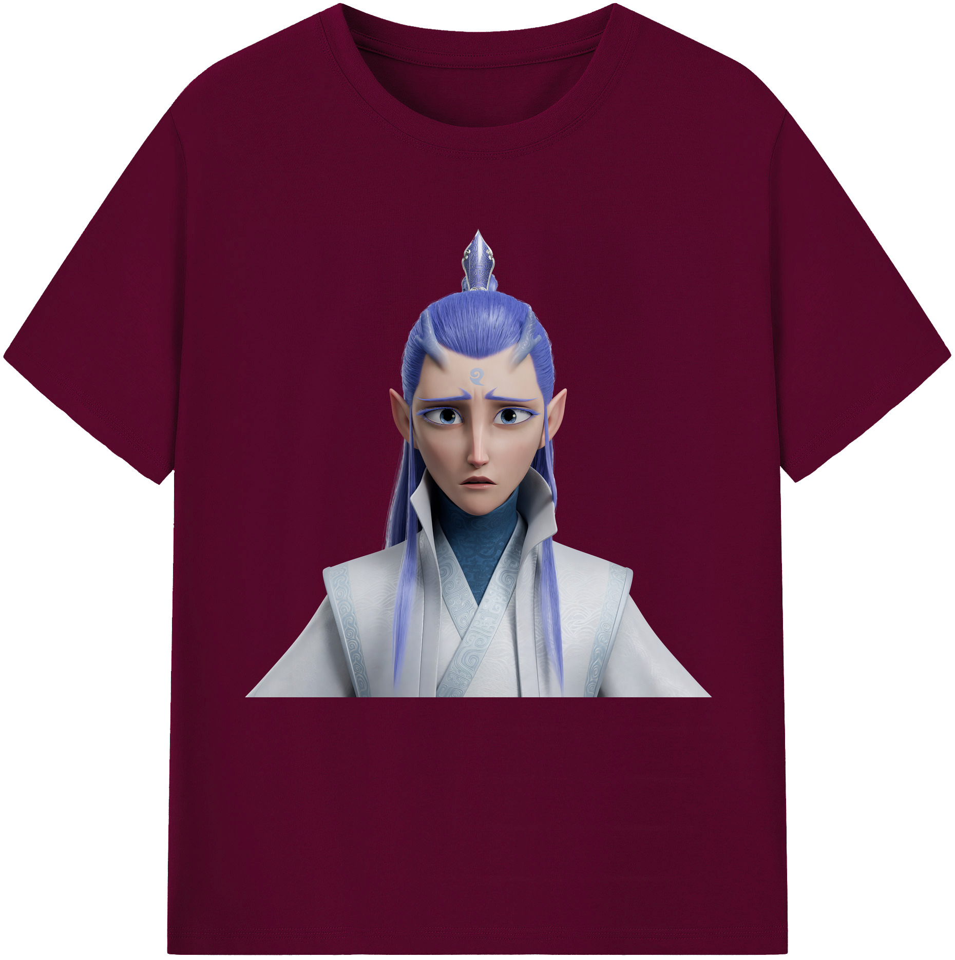 （画像用） Ne Zha 2 ナタ 魔童の大暴れ レディースカジュアルプリントTシャツ（綿100％）